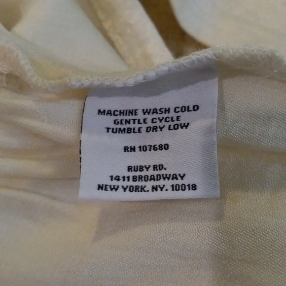 Ruby Rd Ivory Colored Jacket - Picture 9 of 9